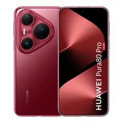 HUAWEI - Smartphone Pura 80 Pro 12GB+512GB Rojo - Botón inteligente, IA