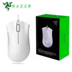 RAZER - MOUSE DEATHADDER ESSENTIAL 6400 DPI SWITCH MECHANICAL WHITE