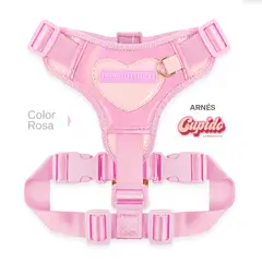 PERRITO PITUCO - ARNÉS CUPIDO ROSA TALLA M