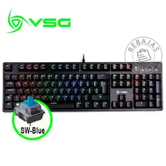 VSG - Teclado Mecánico Alnilam RGB Black Switch Marrón Kailh 105 Teclas