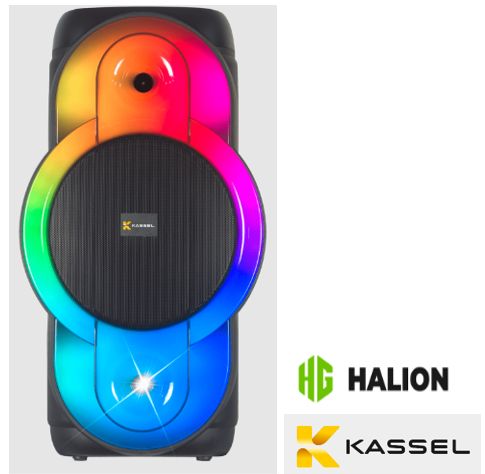 Parlante Portatil K1214 USB TF Bluetooth TWS RADIO FM KASSEL