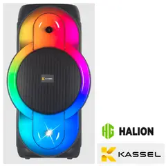 HALION - Parlante Portatil KASSEL K1214 USB TF Bluetooth TWS RADIO FM