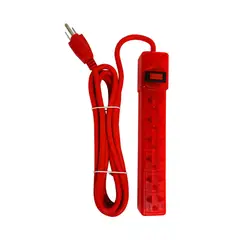 SONCA - Supresor de Pico 6 Tomas 3 Metros Rojo,