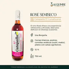 GENERICO - Vino Artesanal Rosé Semi Seco 750ml