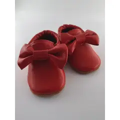 TINY MOCS - CALZADO PARA NIÑA ZAPATO CUERO ROJO
