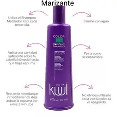 GENERICO - Shampoo Matizador- Cabellos Grises Rubios o decolorados KUUL