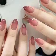 GENERICO - Uñas Press On - Degrade rojo