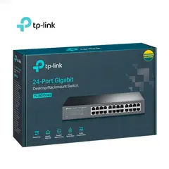 TP LINK - SWITCH TP-LINK GIGABIT DE 24 PTOS TL-SG1024D DESTOP METÁLICO