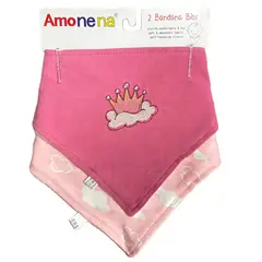 GENERICO - BANDANA BABERO PARA BEBE - 2PCS - NUBES