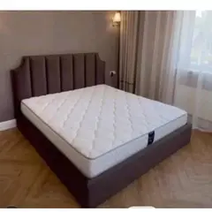 GENERICO - Cama Panel Queen - Marrón