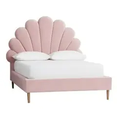 GENERICO - Cama Venus 2 Plazas - Rosa