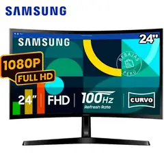 SAMSUNG - Monitor Curvo 24 FHD VA 100Hz LS24D360GALXPE