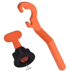 GENERICO - 50 NIVELADORES REUTILIZABLES DE 1.5 MM