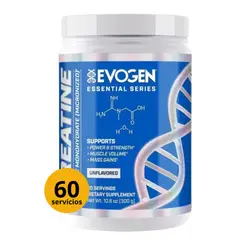 EVOGEN - CREATINA DE 300gr - CREATINA MONOHIDRATADA Y MICRONIZADA