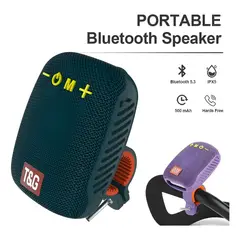 GENERICO - Parlante Portátil Bluetooth Para Bicicleta Moto Scooter Color Azul