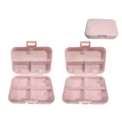 GENERICO - Pack 2 Organizador estuche multiuso pastillero joyas - ROSA