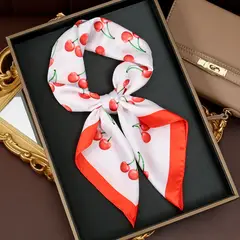 KAST PE - Pañoleta Bandana Pañuelo mujer Amarena 70x70cm