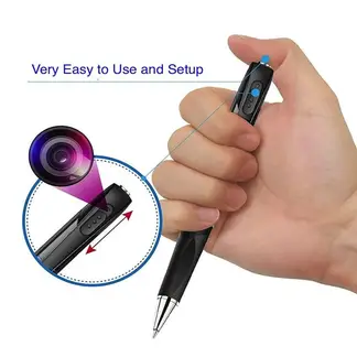 GENERICO - Lapicero Espía con Cámara Oculta V8 Full HD 1080P Ideal para Seguridad