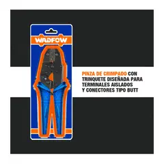 GENERICO - Pinza Crimpadora Alta Precisión 9 Mango Ergonómico Abs