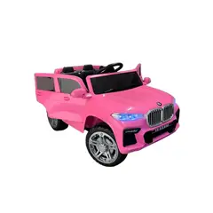 GENERICO - Carro a batería 4x4 con luces LED música llantas de goma