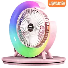 GENERICO - VENTILADOR RECARGABLE GIRATORIO 180°