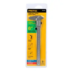 PRETUL - Calibrador Vernier Pie de Rey de 6 - 21455