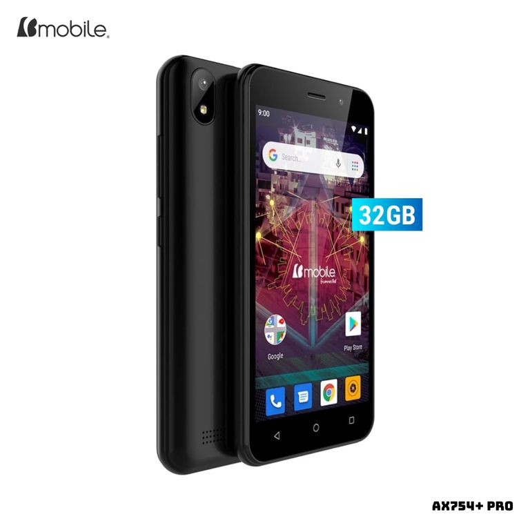 CELULAR AX754+ PRO 1GB RAM 32GB ROM - NEGRO