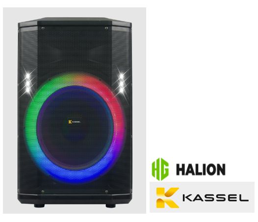 Parlante Portatil K1212 USB TF Bluetooth TWS RADIO FM KASSEL