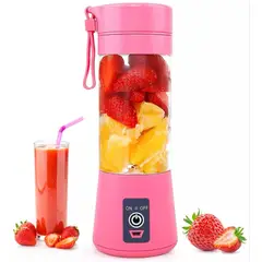 GENERICO - LICUADORA MULTIFUNCIONAL JUICE BLENDER COLOR ROSADO