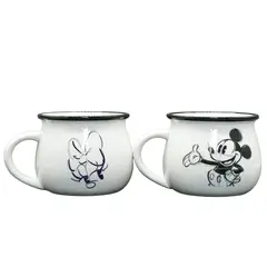 DISNEY CLASICOS - Tazas Mickey y Minnie Colección Disney 2pzas