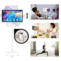 SHEEPBUSTER - Pantalla Portatil 24pulg Smart Tv Soporte 8GB 128GB