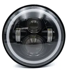 GENERICO - Faro Redondo Delantero 21W Luz Blanca Alta y Baja 1pcs