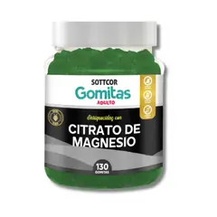 GENERICO - Citrato de Magnesio Para Adultos 130 Gomitas Sottcor