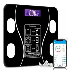 GENERICO - Balanza Peso Corporal Digital Inteligente Bluetooth 180kg
