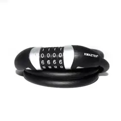 GENERICO - CABLE CANDADO DE SEGURIDAD PARA SCOOTER Y BICICLETA CLAVE NUMÉRICA