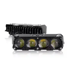 JET - Par de Faros LED 4 Lupas Dual 12-80V 2pcs