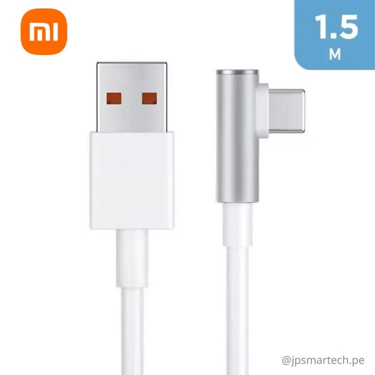 Cable 6A L-type Type-C Fast Charging- Poco X7 Pro