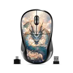 MICRONICS - Mouse 2 Modos: Inalámbrico Bluetooth Dragon 2 MIC M733-2m