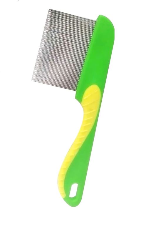 Peine Patrullero Metal Para Piojos Y Liendres VERDE-GENERICO