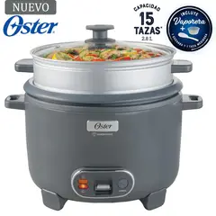 OSTER - Olla Arrocera DiamondForce 15 tazas Gris CKSTRC15DFSKE