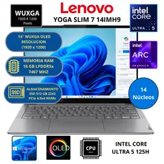 LENOVO - LAPTOP YOGA SLIM 7 14IMH9 INTEL CORE ULTRA 5 -RAM 16 GB SSD 512 GB 14" WUXGA WINDOWS 11