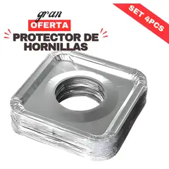 SM - PROTECTOR DE HORNILLAS DE ALUMINIO SETX4