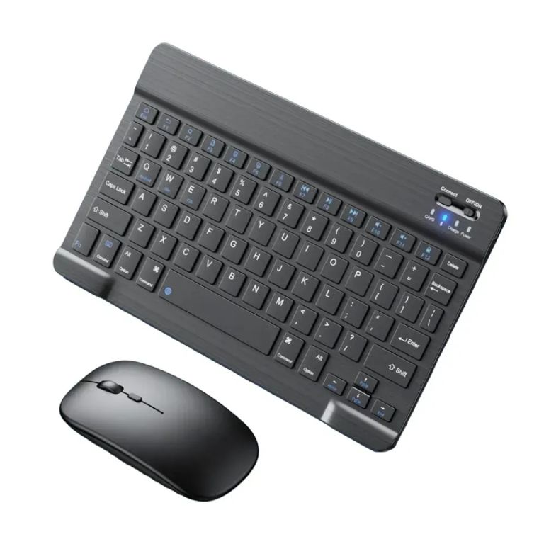 Teclado con Mouse Bluetooth Inalámbrico Celular Tablet TV Mac iPad N