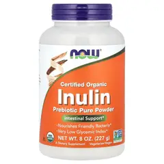 NOW - Inulina Orgánica en Polvo x 227 g - Foods