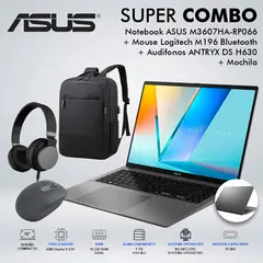 ASUS - LAPTOP M3607HA-RP066 AMD RYZEN 9 270 MEMORIA 16GB DISCO 1TB