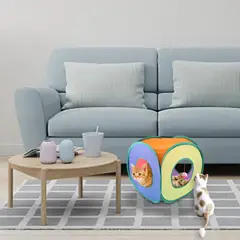CATITO - JUGUETE TÚNEL CUBO PARA GATOS