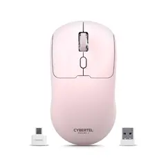 CYBERTEL - Mouse 3 Modos:BT Inalámbrico Recargable Endure 3 M702-3M