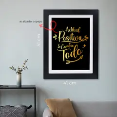 MOON - Cuadro Actitud positiva