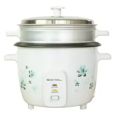 ROYAL - OLLA ARROCERA BLANCO FLOREADO 1.8 LT