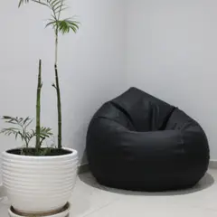 GENERICO - Puff Burbuja Negro Tamaño Grande